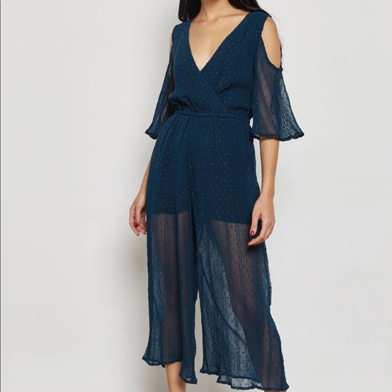 MINKPINK Womens Lace Jumpsuit MINKPINK Womens Lace Jumpsuit